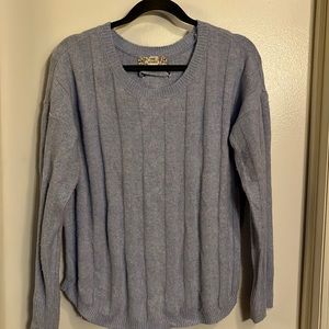 LIGHT BLUE PULLOVER SWEATER - SIZE M